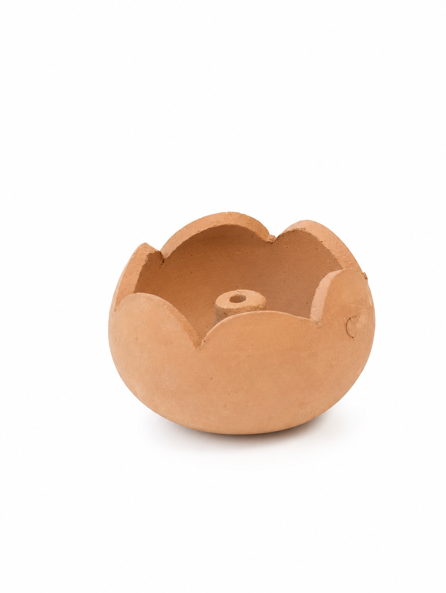 terracotta incense holder