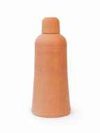 terracotta bottle with stopper