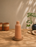 terracotta bottle with stopper